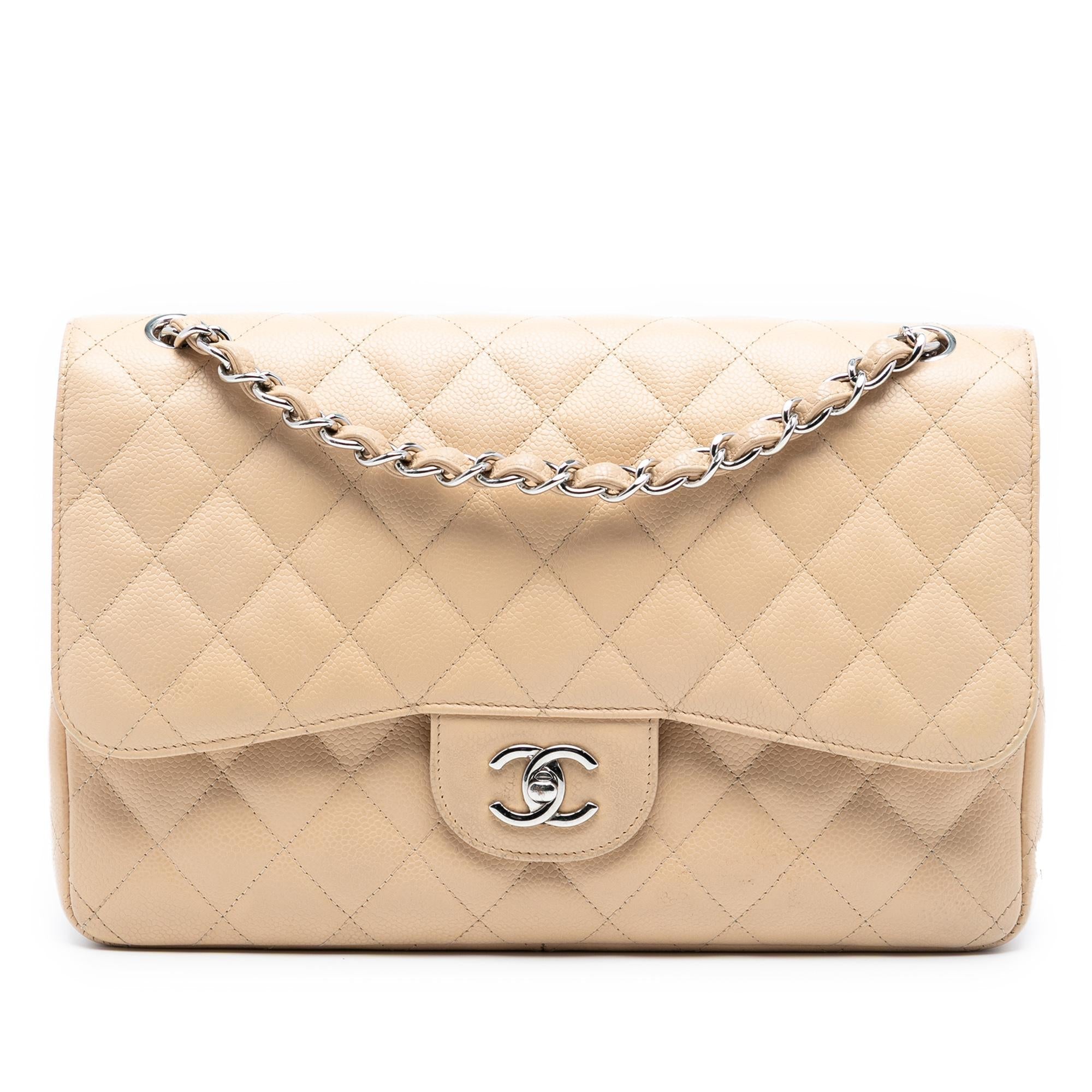 Chanel Jumbo Classic Caviar Double Flap