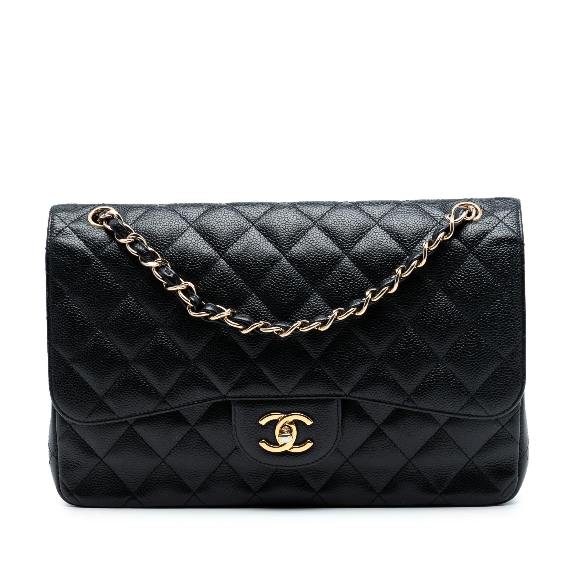 Chanel Jumbo Classic Caviar Double Flap