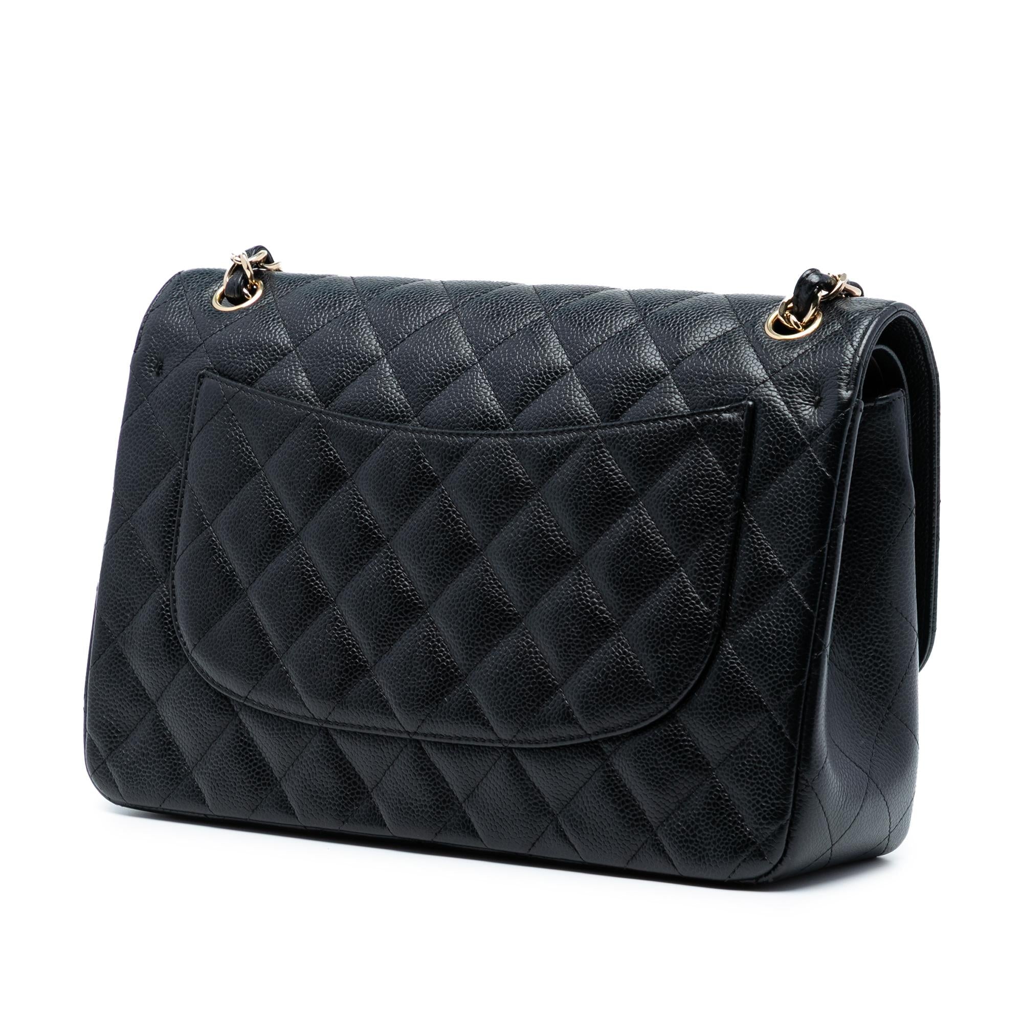 Chanel Jumbo Classic Caviar Double Flap