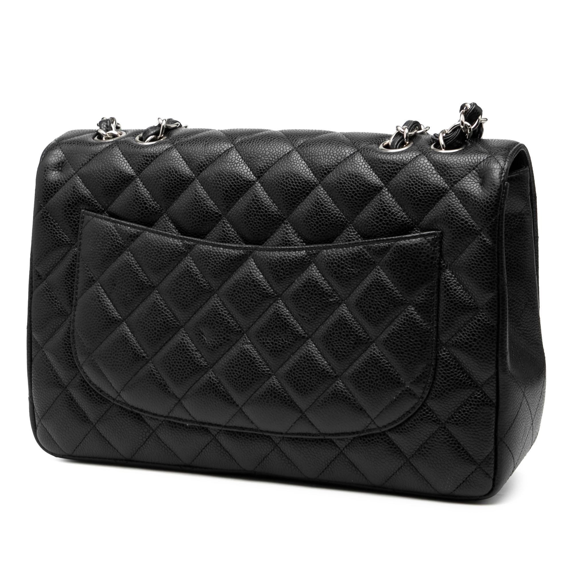 Chanel Jumbo Classic Caviar Double Flap