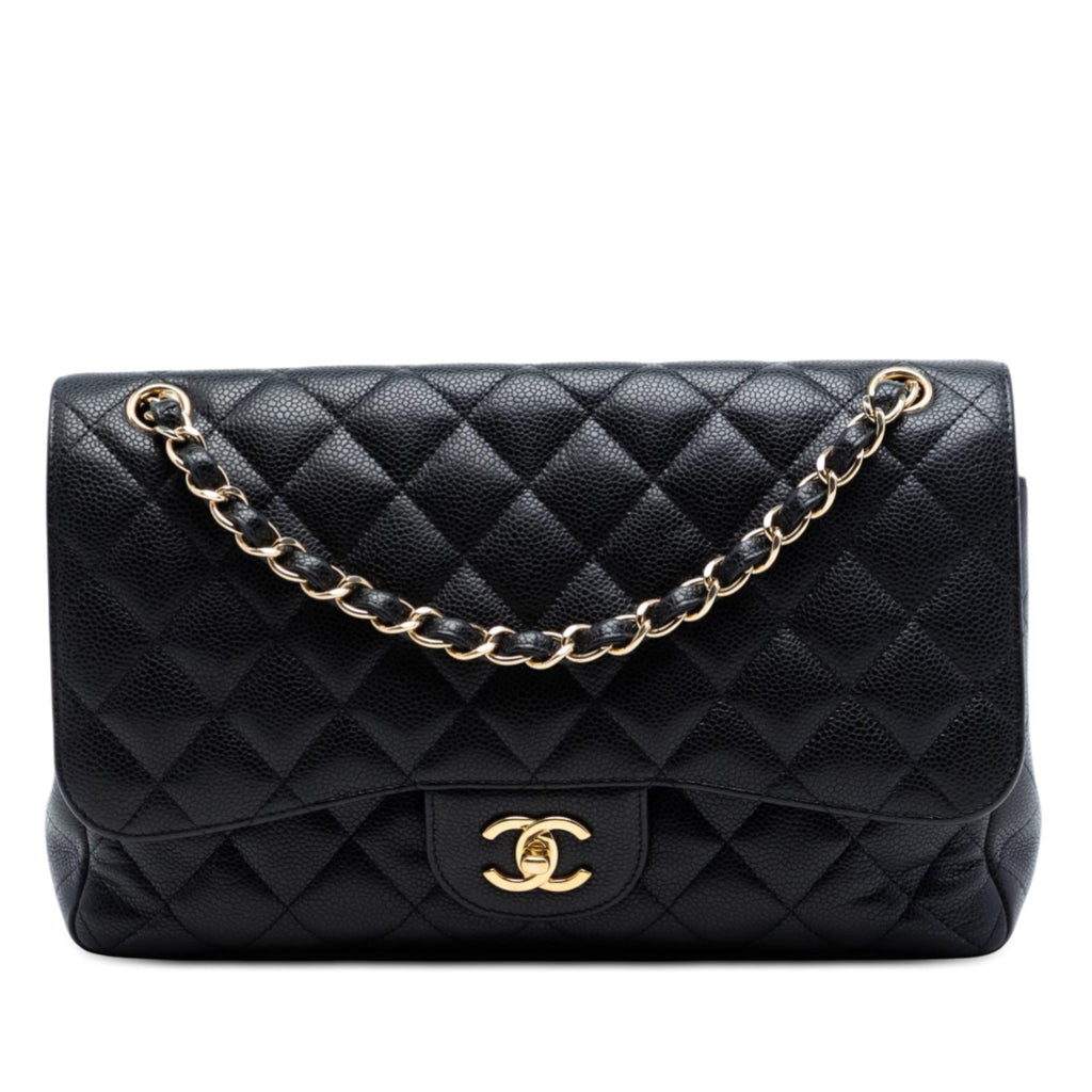 Chanel Jumbo Classic Caviar Double Flap