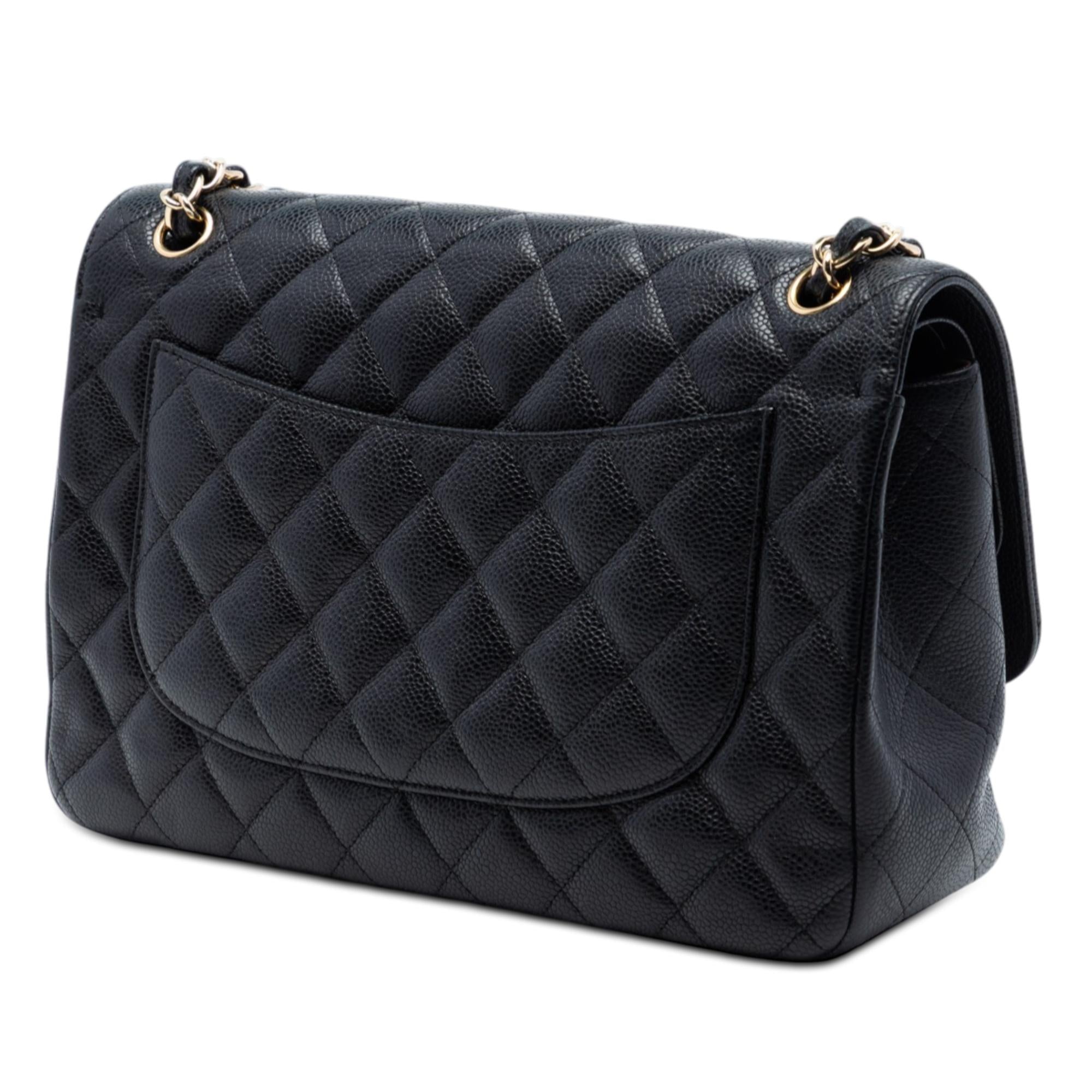 Chanel Jumbo Classic Caviar Double Flap