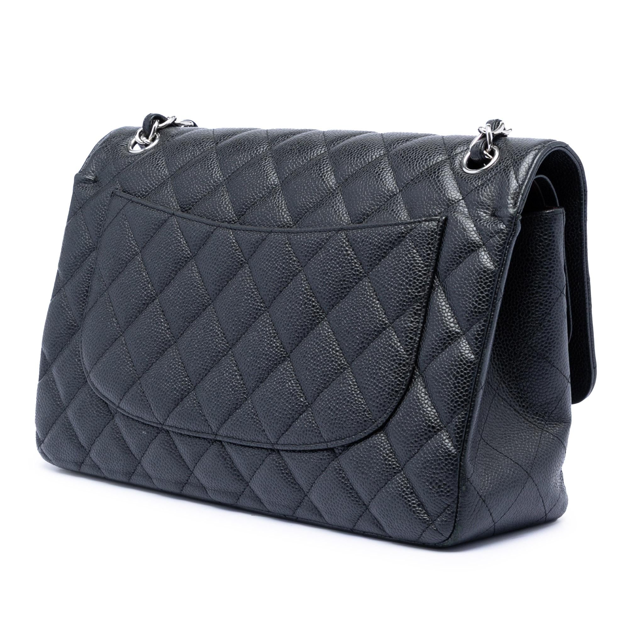 Chanel Jumbo Classic Caviar Double Flap