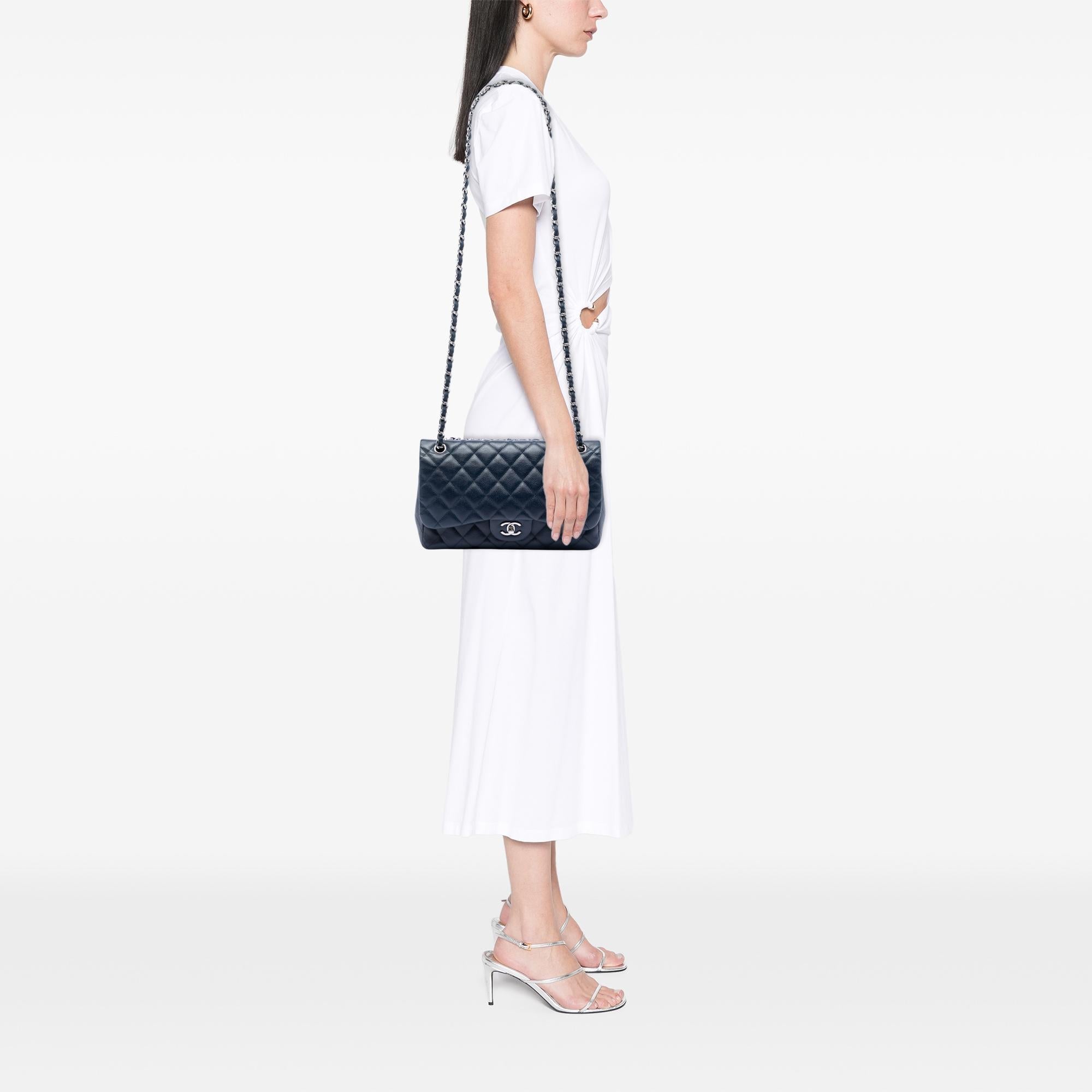 Chanel Jumbo Classic Caviar Double Flap
