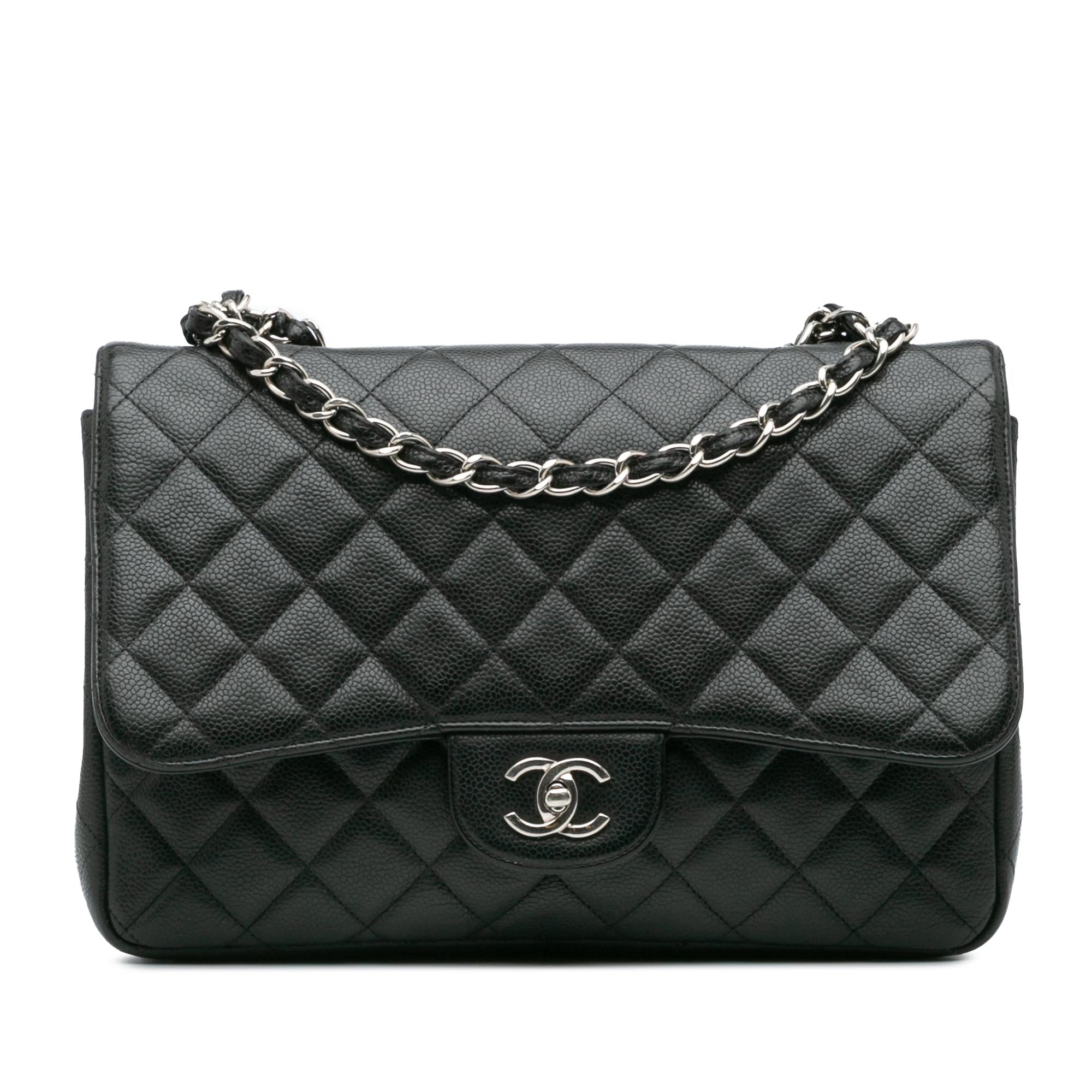 Chanel Jumbo Classic Caviar Single Flap
