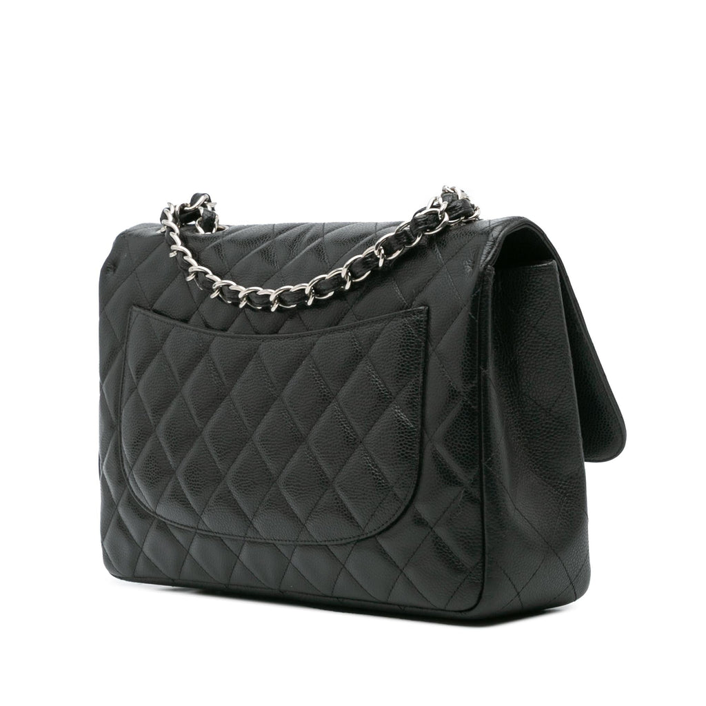 Chanel Jumbo Classic Caviar Single Flap