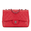 Chanel Jumbo Classic Caviar Single Flap