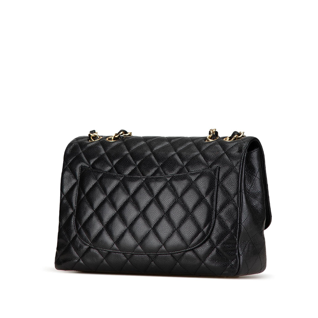 Chanel Jumbo Classic Caviar Single Flap