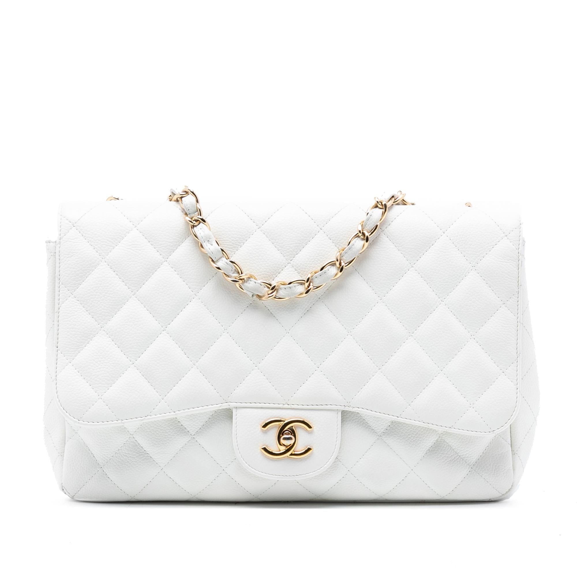 Chanel Jumbo Classic Caviar Single Flap