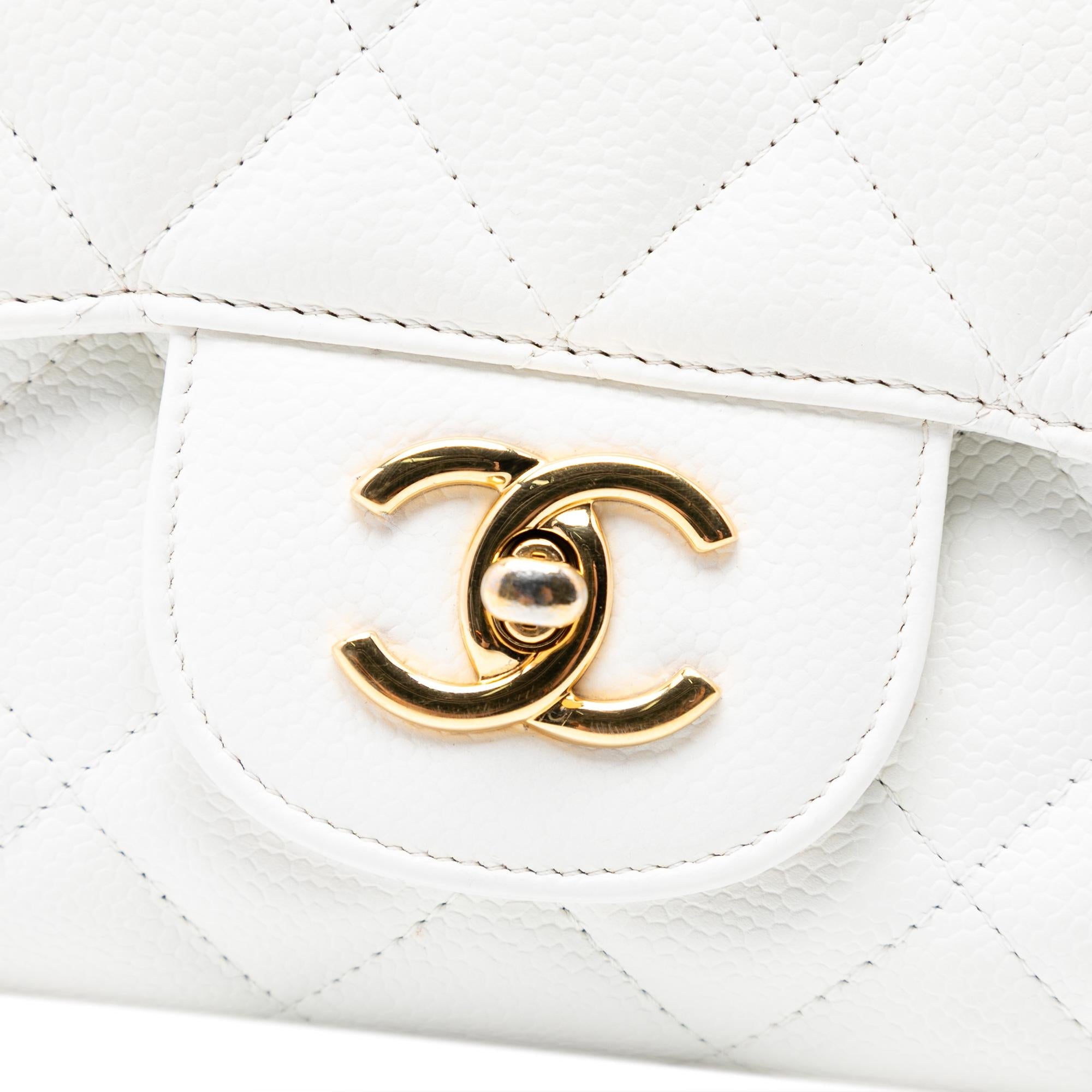 Chanel Jumbo Classic Caviar Single Flap