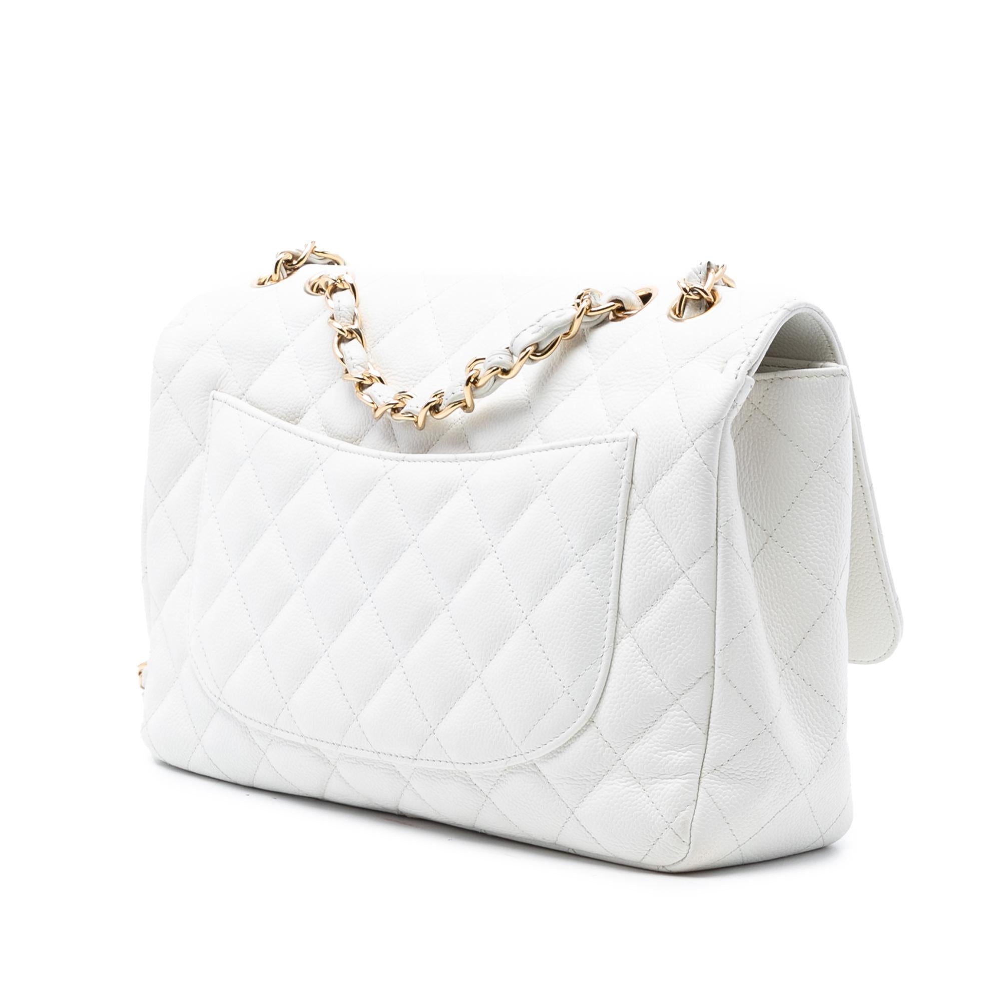 Chanel Jumbo Classic Caviar Single Flap