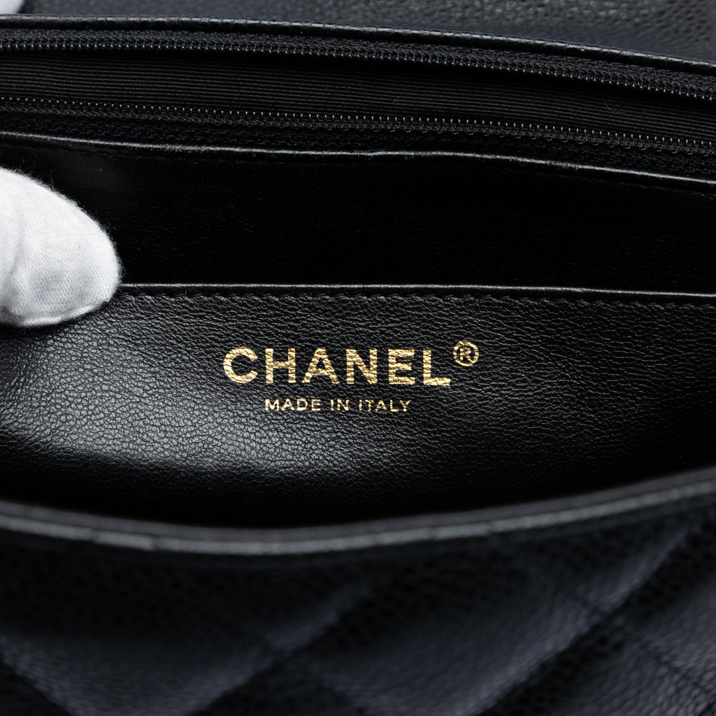 Chanel Jumbo Classic Caviar Single Flap