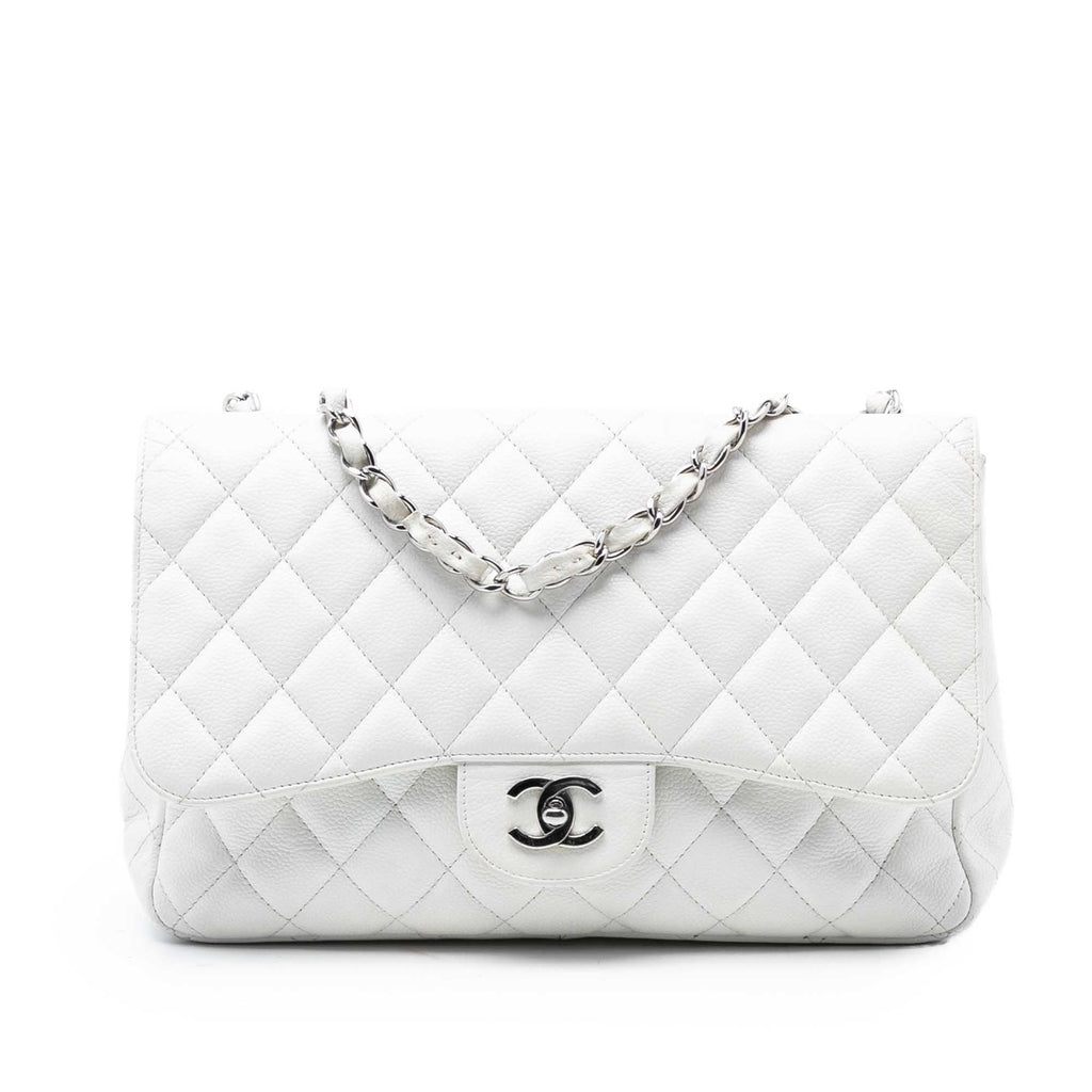 Chanel Jumbo Classic Caviar Single Flap