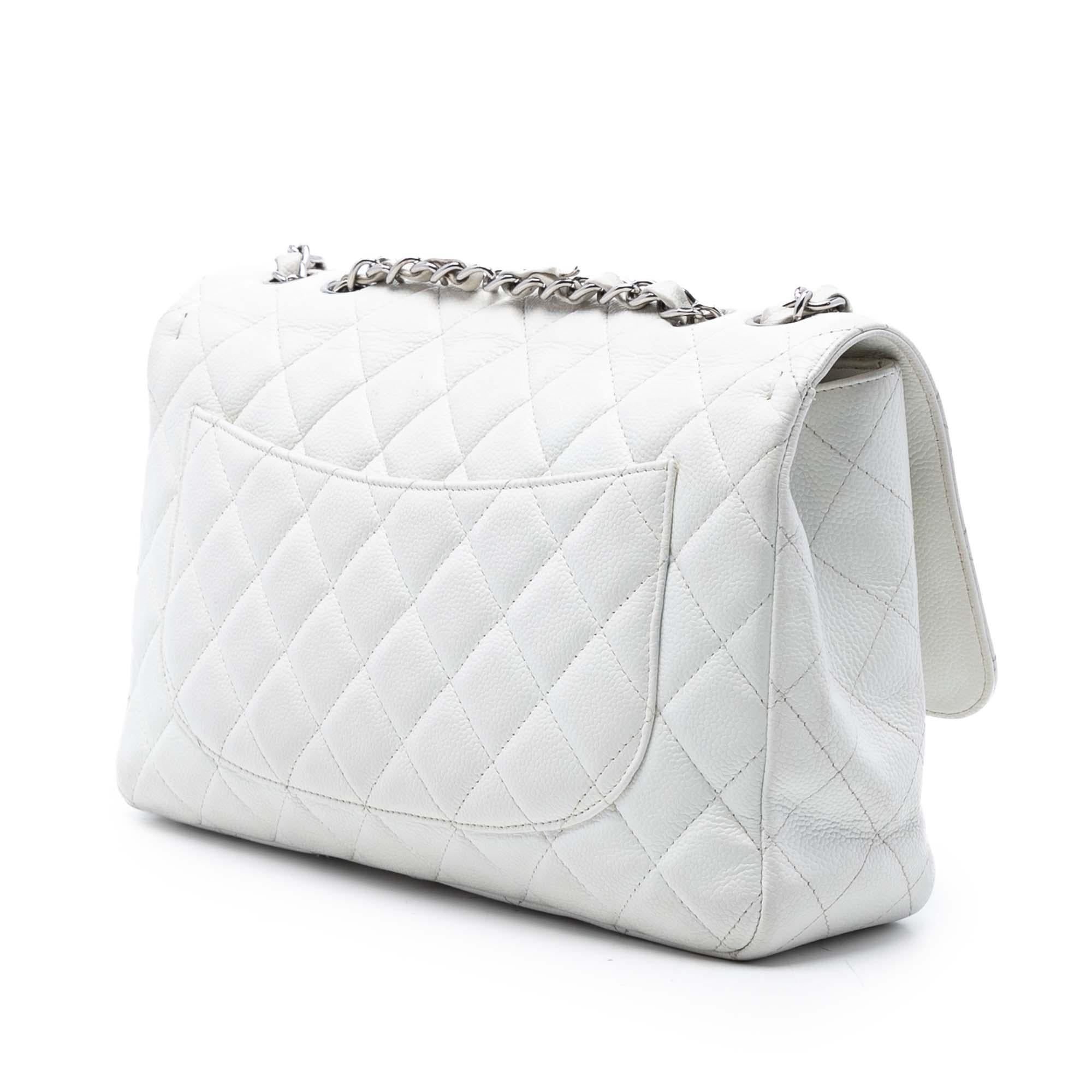 Chanel Jumbo Classic Caviar Single Flap