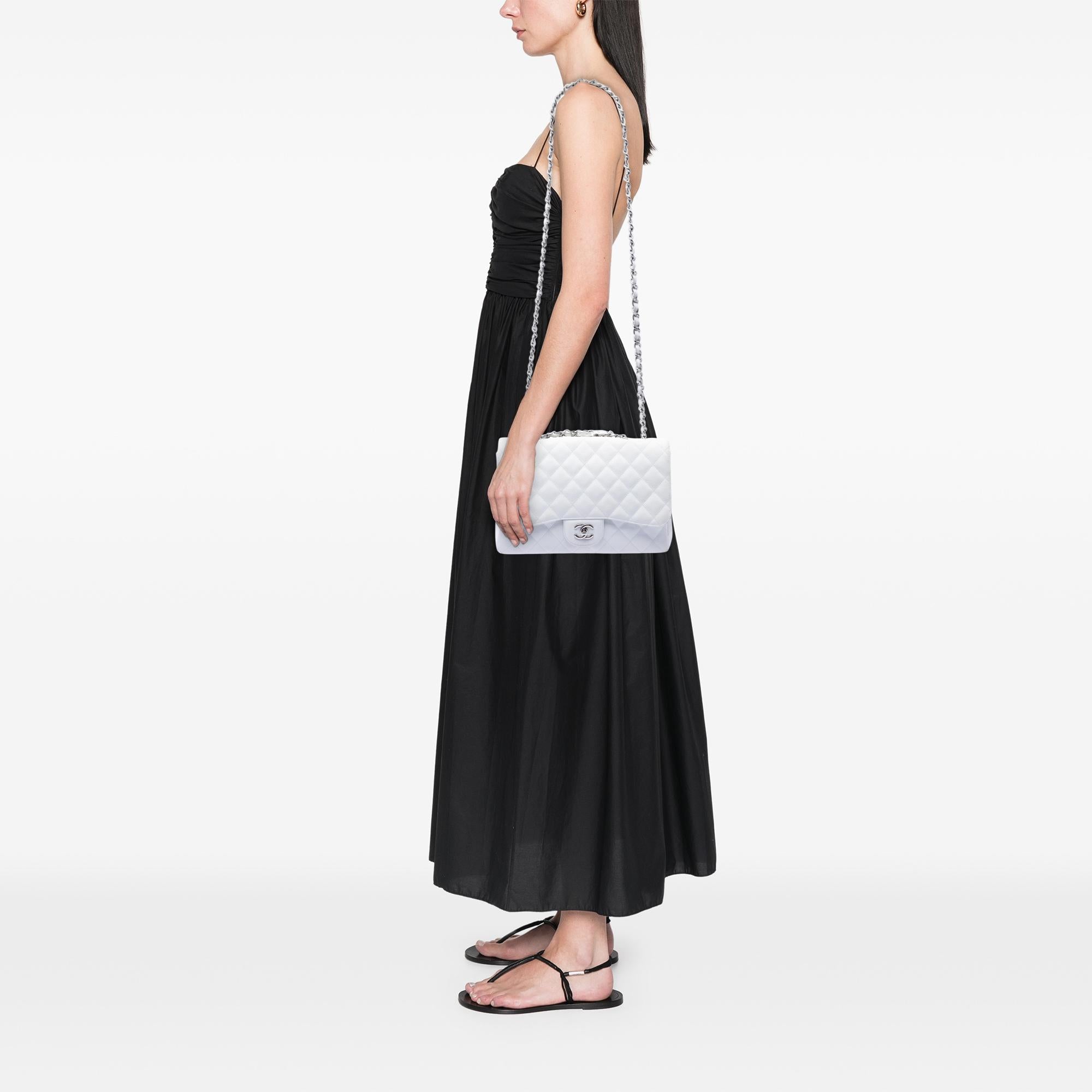 Chanel Jumbo Classic Caviar Single Flap