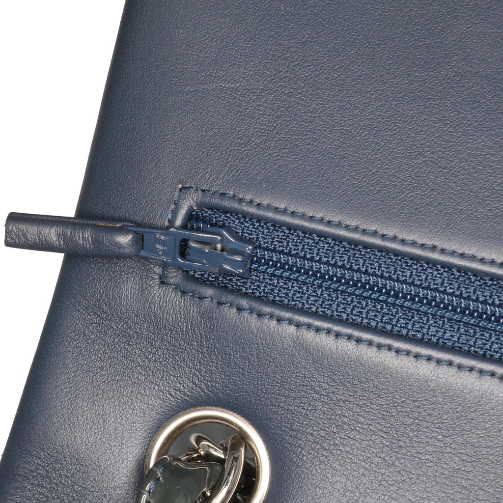Chanel Jumbo Classic Chevron Patent Double Flap