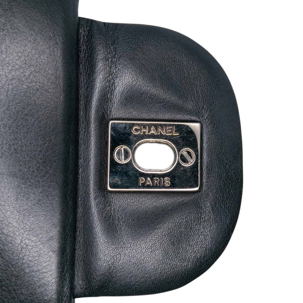 Chanel Jumbo Classic Chevron Patent Single Flap