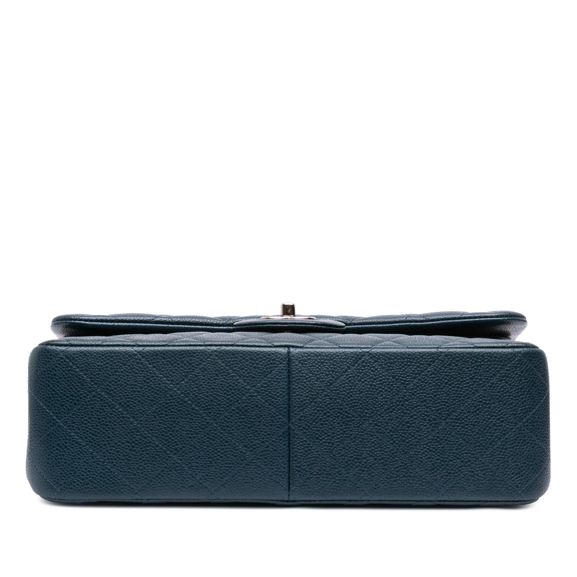 Chanel Jumbo Classic Iridescent Caviar Double Flap