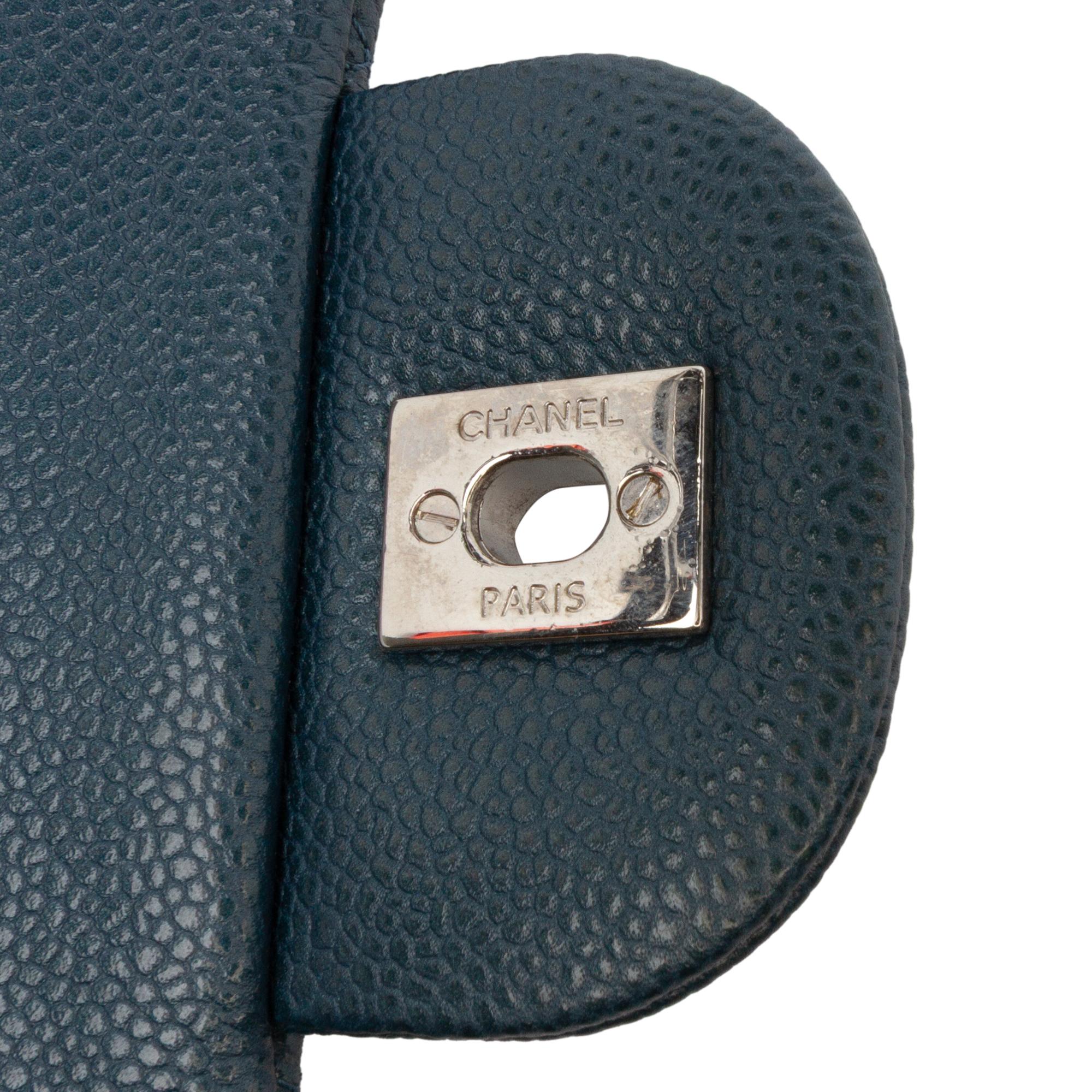 Chanel Jumbo Classic Iridescent Caviar Double Flap