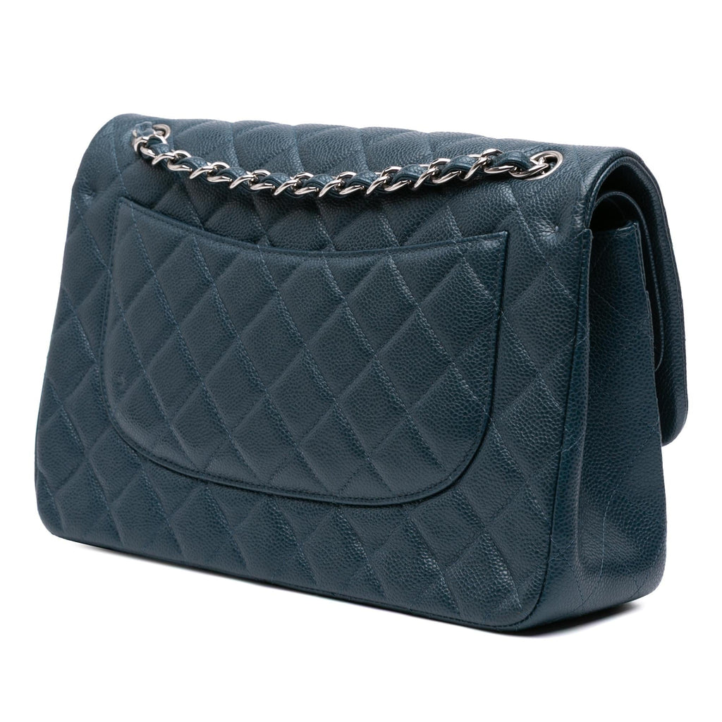Chanel Jumbo Classic Iridescent Caviar Double Flap