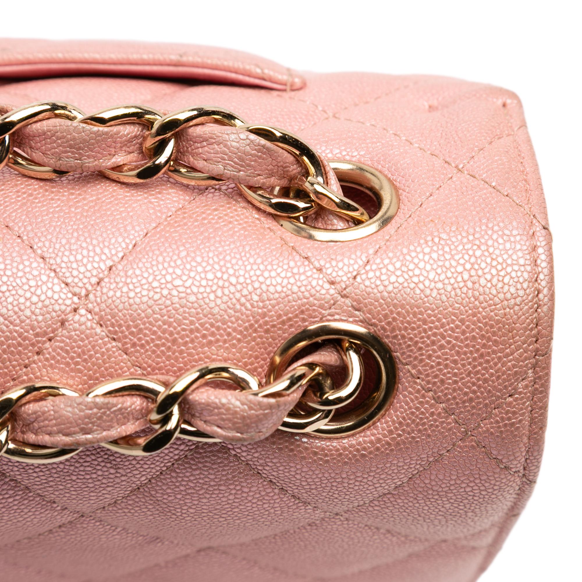 Chanel Jumbo Classic Iridescent Caviar Double Flap