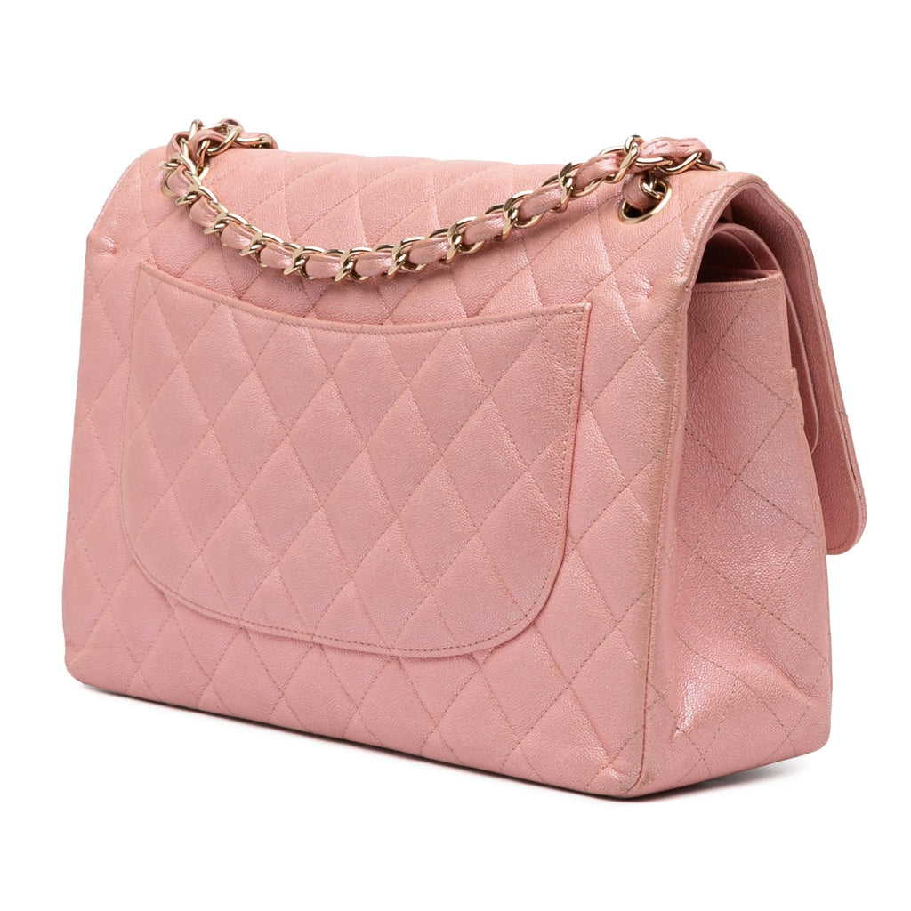 Chanel Jumbo Classic Iridescent Caviar Double Flap