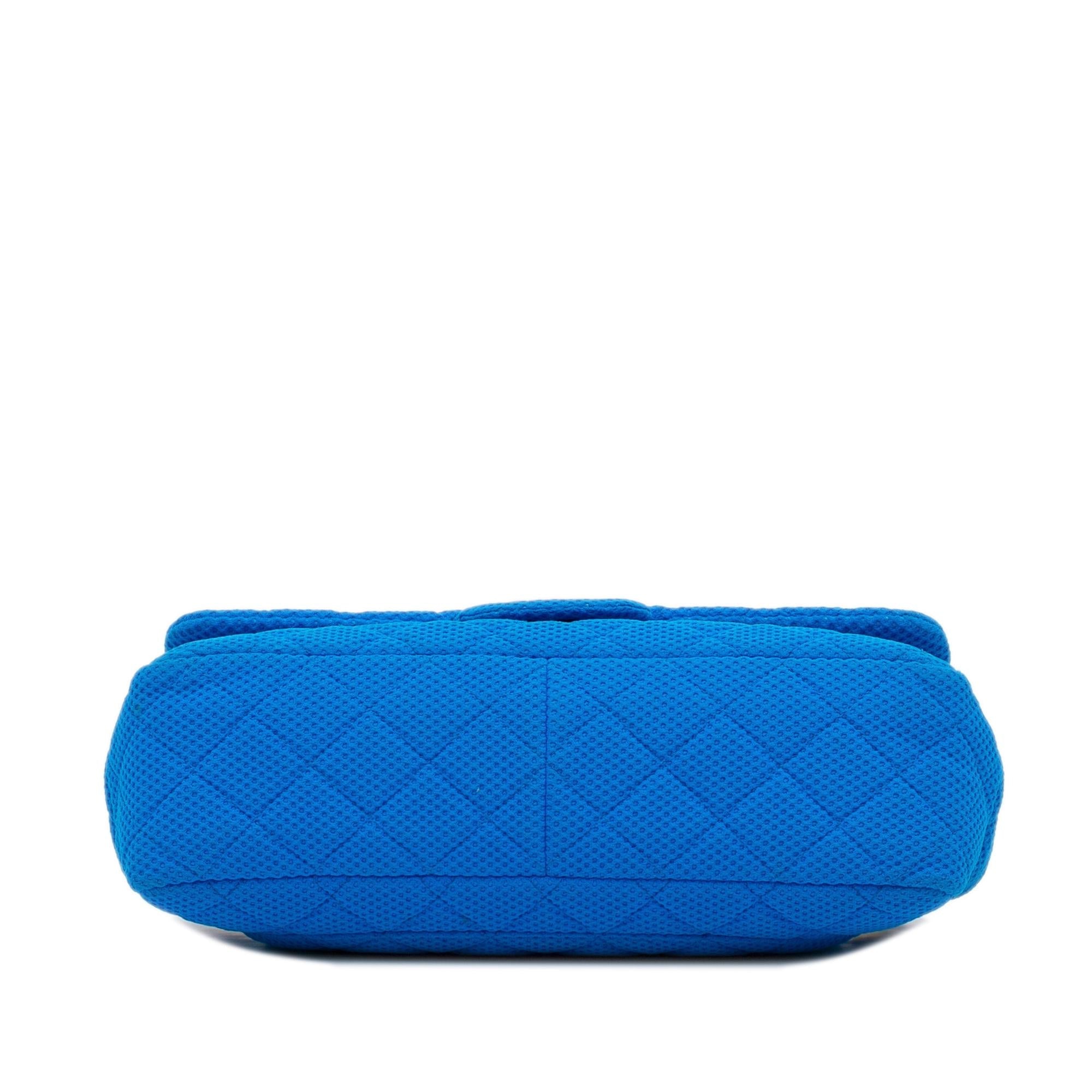 Chanel Jumbo Classic Jersey Single Flap (SHG-vOf3cS)
