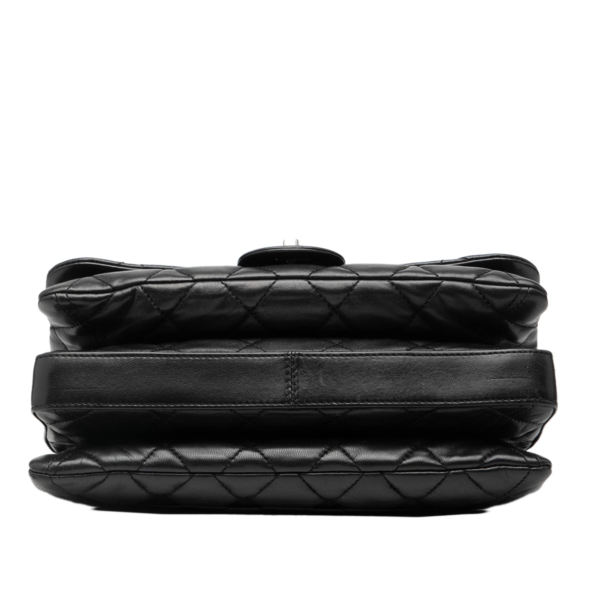 Chanel Jumbo Classic Lambskin 3 Compartment Flap
