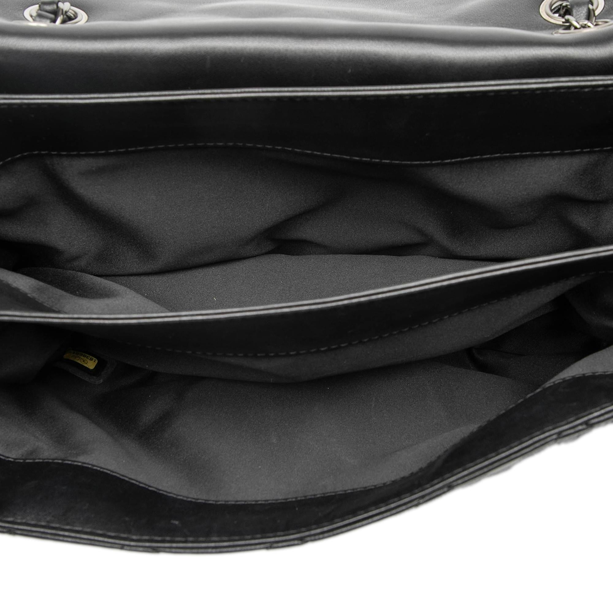 Chanel Jumbo Classic Lambskin 3 Compartment Flap
