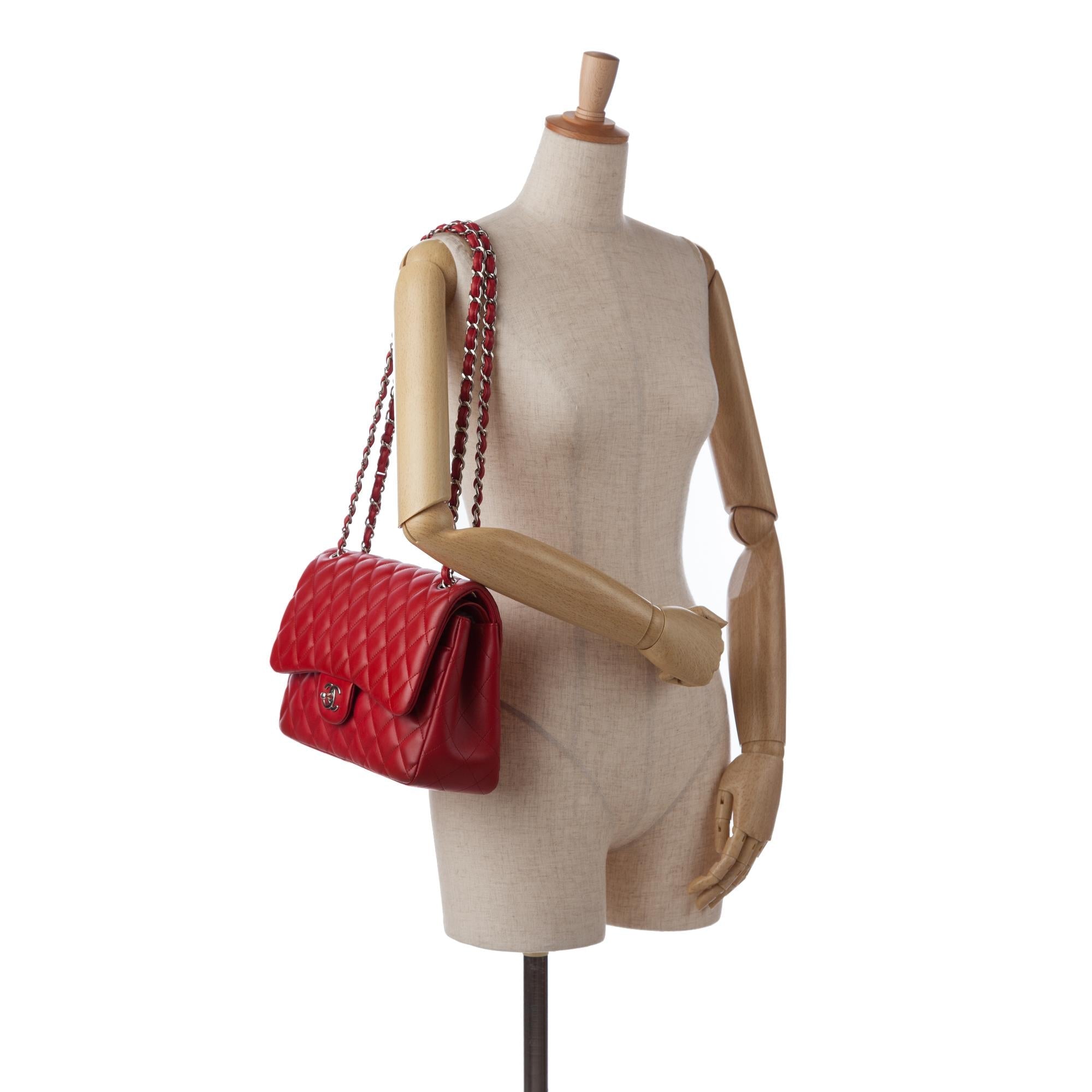 Chanel Jumbo Classic Lambskin Double Flap (SHG-ksAdvm)