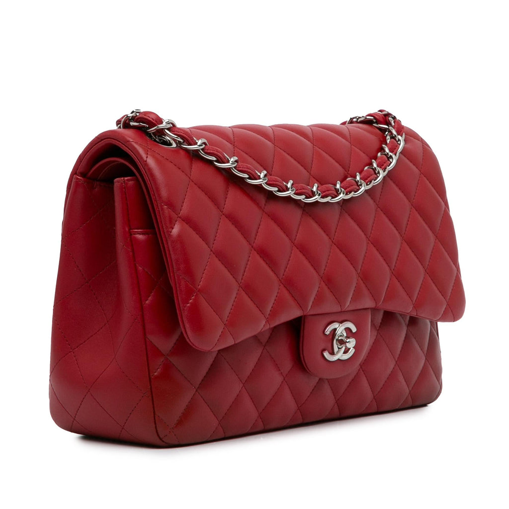 Chanel Jumbo Classic Lambskin Double Flap (SHG-ksAdvm)