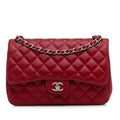 Chanel Jumbo Classic Lambskin Double Flap (SHG-EMzWHY)