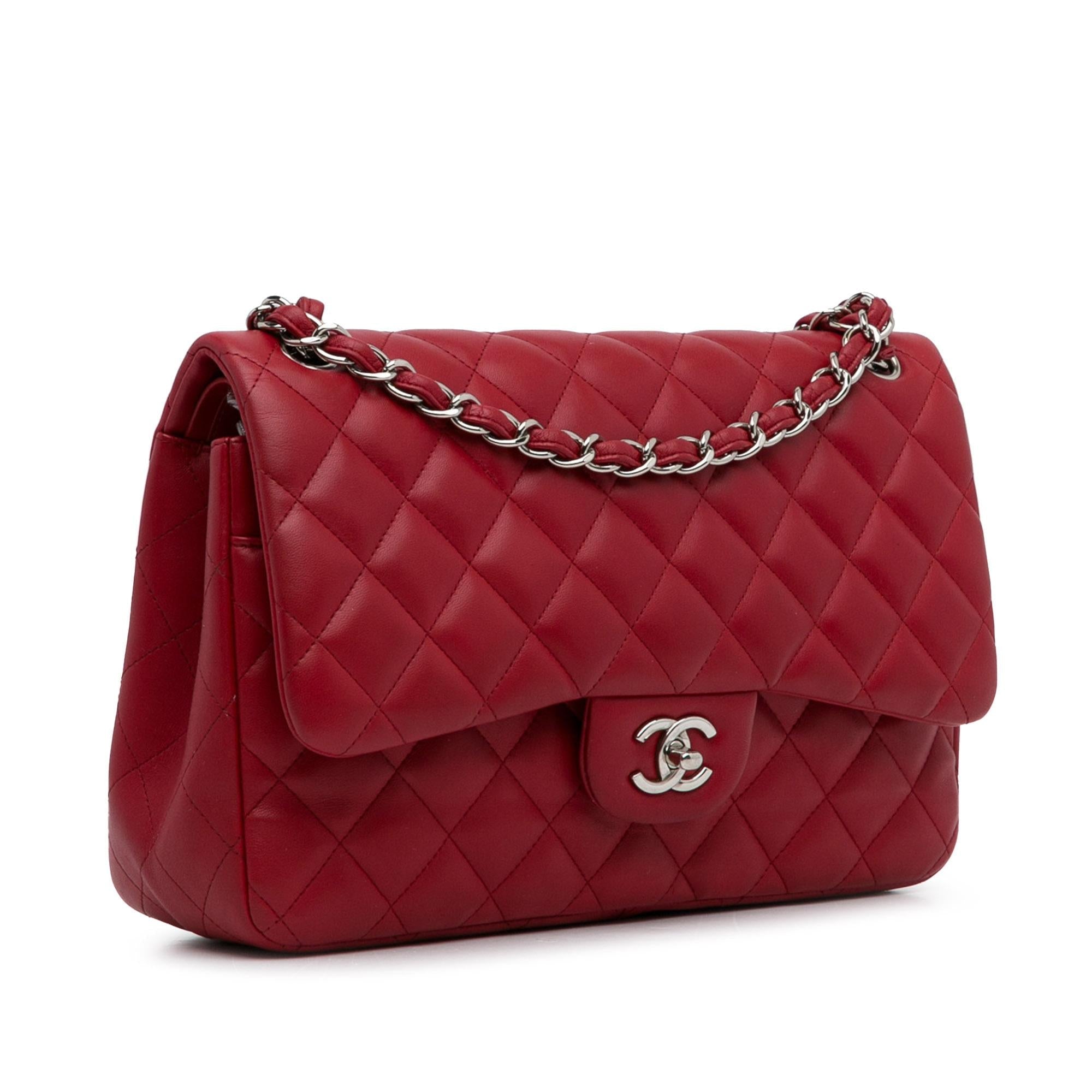 Chanel Jumbo Classic Lambskin Double Flap (SHG-EMzWHY)