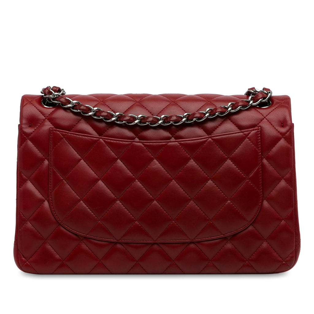 Chanel Jumbo Classic Lambskin Double Flap (SHG-vya5tL)