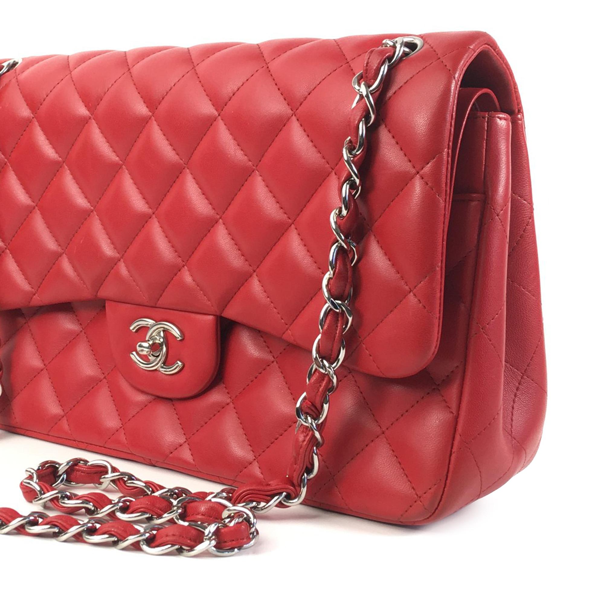 Chanel Jumbo Classic Lambskin Double Flap (SHG-430UAz)