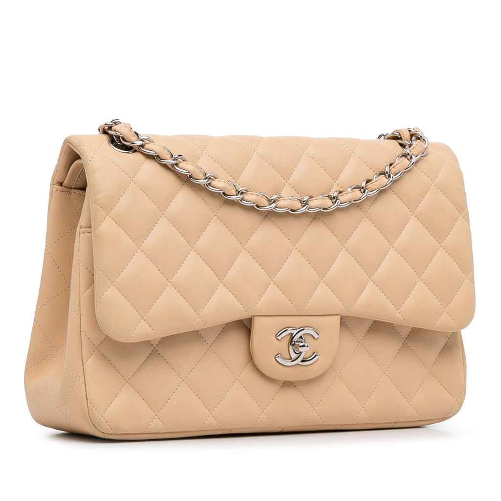 Chanel Jumbo Classic Lambskin Double Flap (SHG-0s6J1b)