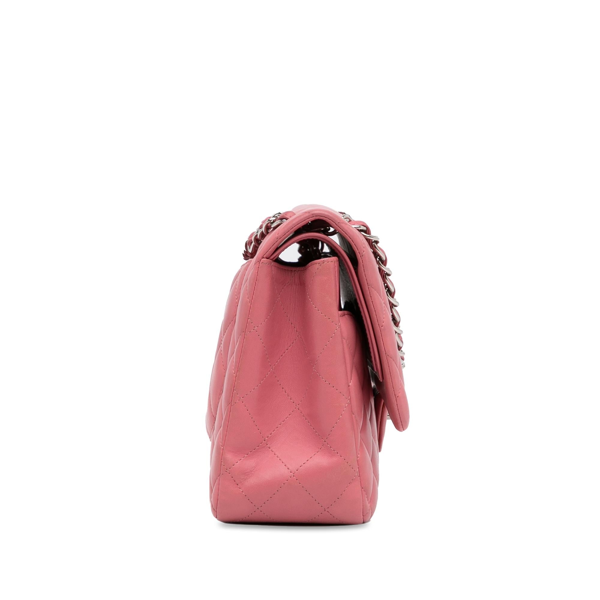 Chanel Jumbo Classic Lambskin Double Flap (SHG-5so0eX)