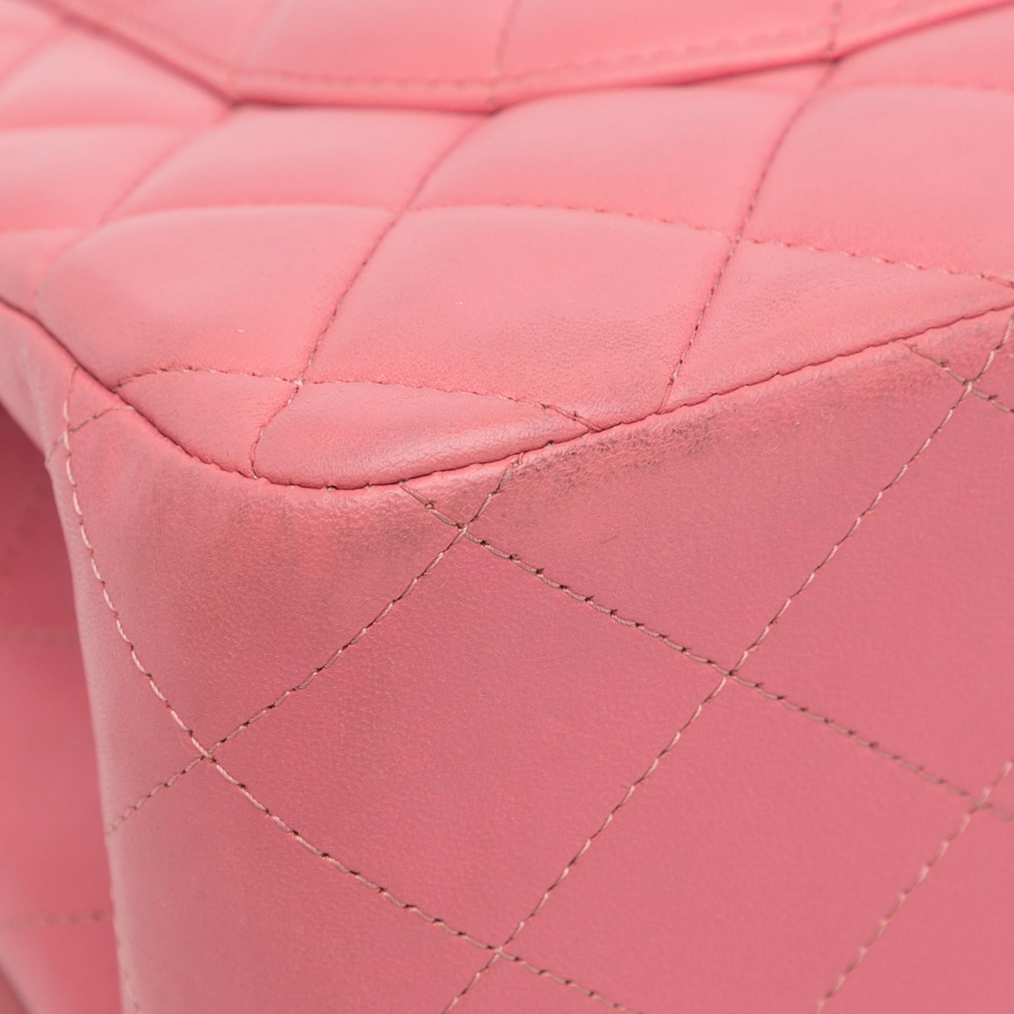 Chanel Jumbo Classic Lambskin Double Flap (SHG-5so0eX)
