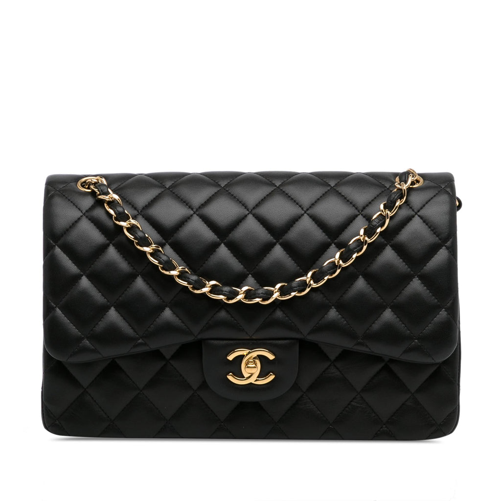Chanel Jumbo Classic Lambskin Double Flap (SHG-9p8KiG)
