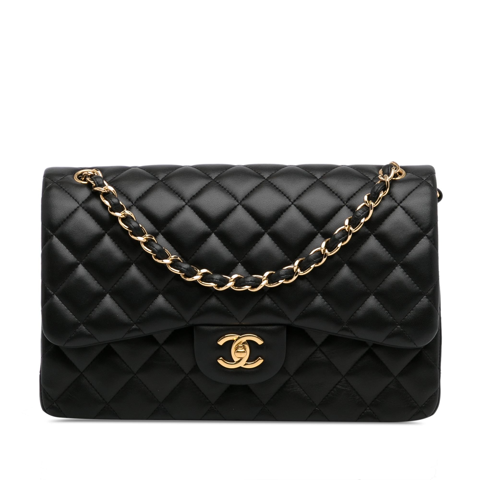 Chanel Jumbo Classic Lambskin Double Flap (SHG-9p8KiG)