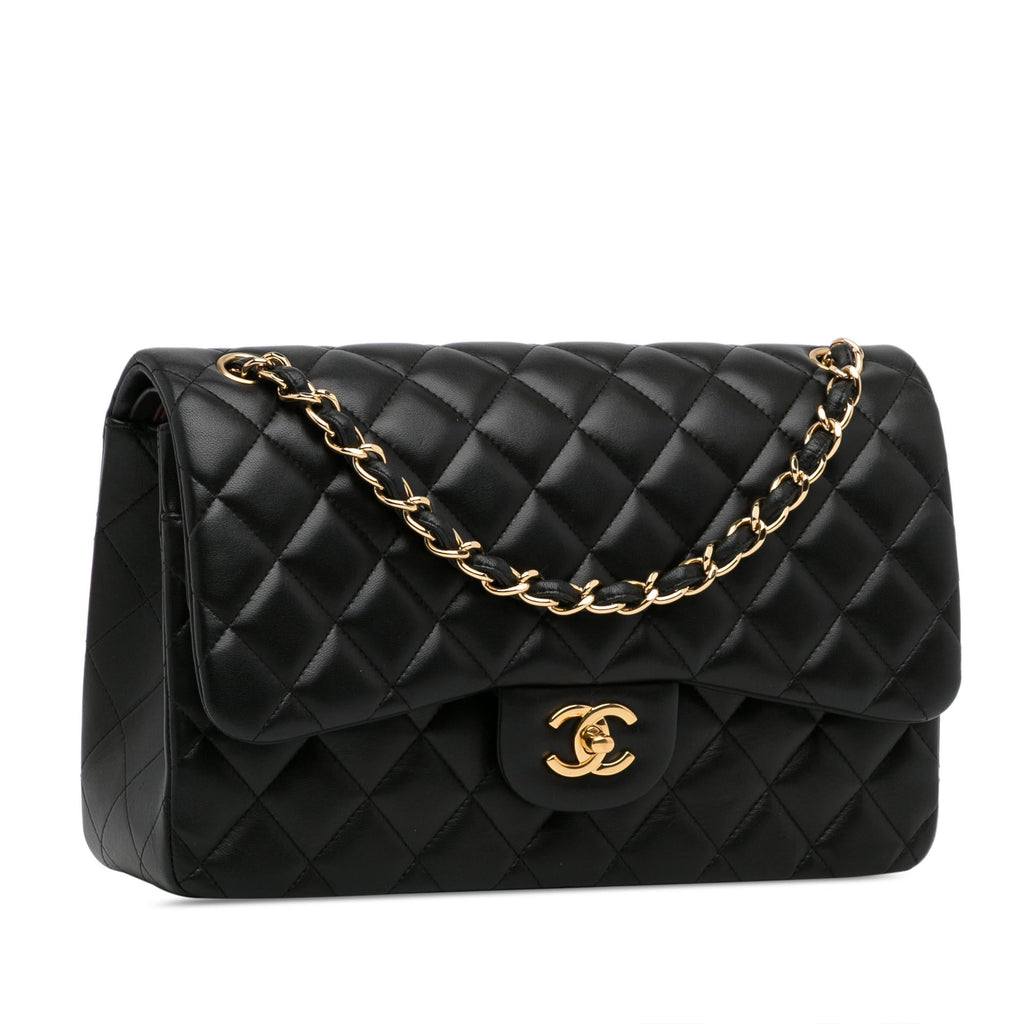Chanel Jumbo Classic Lambskin Double Flap (SHG-9p8KiG)
