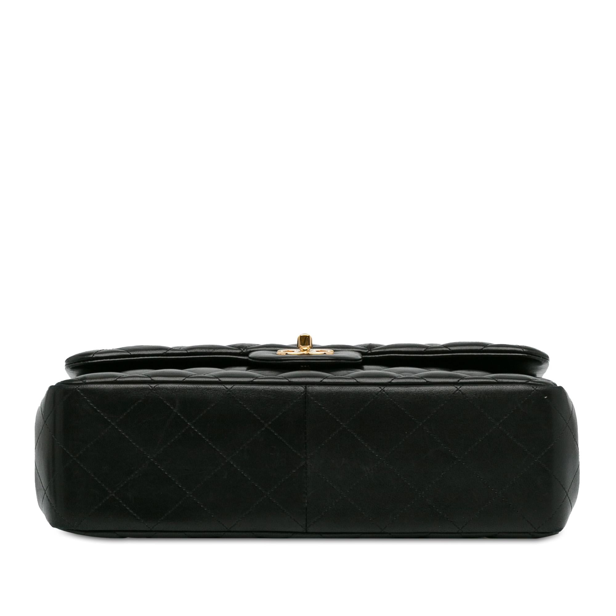 Chanel Jumbo Classic Lambskin Double Flap (SHG-dnuKsy)