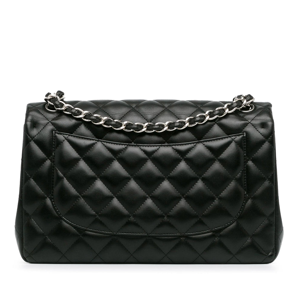 Chanel Jumbo Classic Lambskin Double Flap (SHG-WX0kkI)