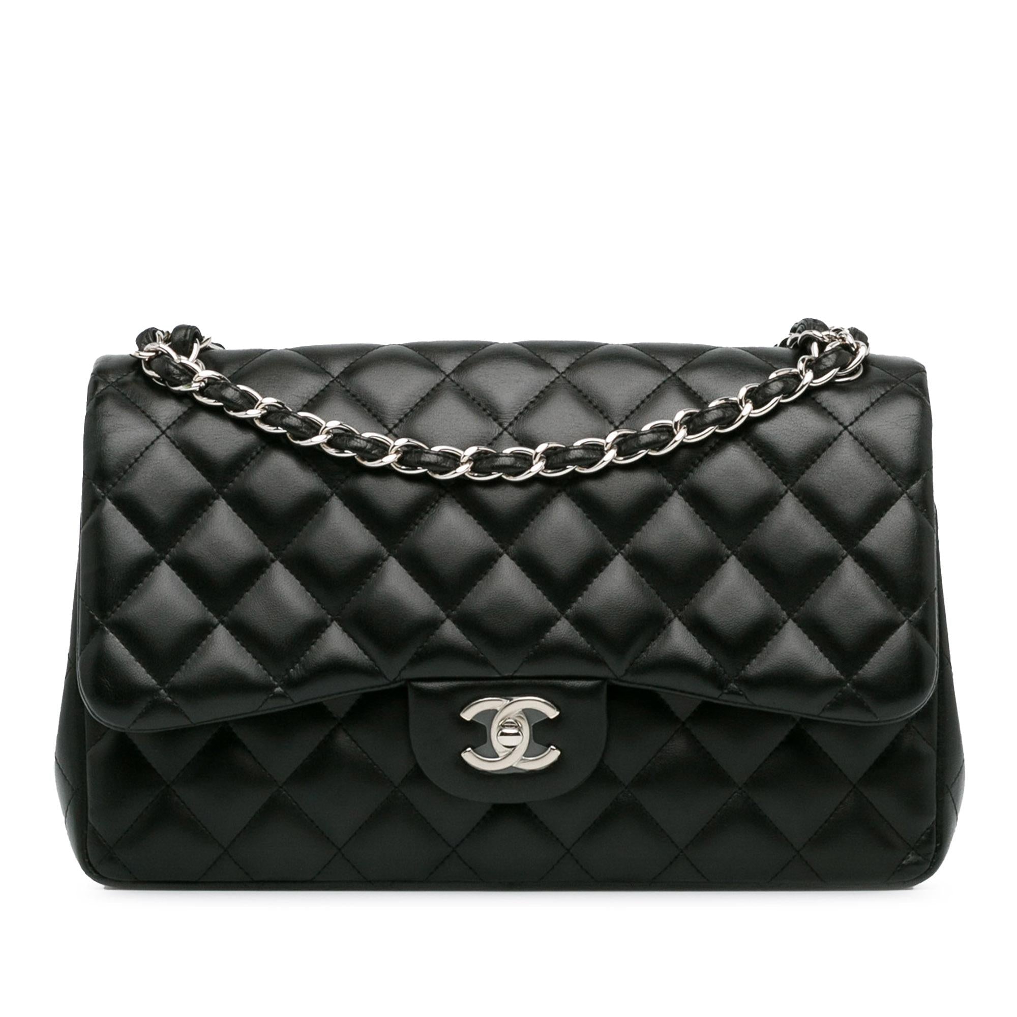 Chanel Jumbo Classic Lambskin Double Flap (SHG-WX0kkI)
