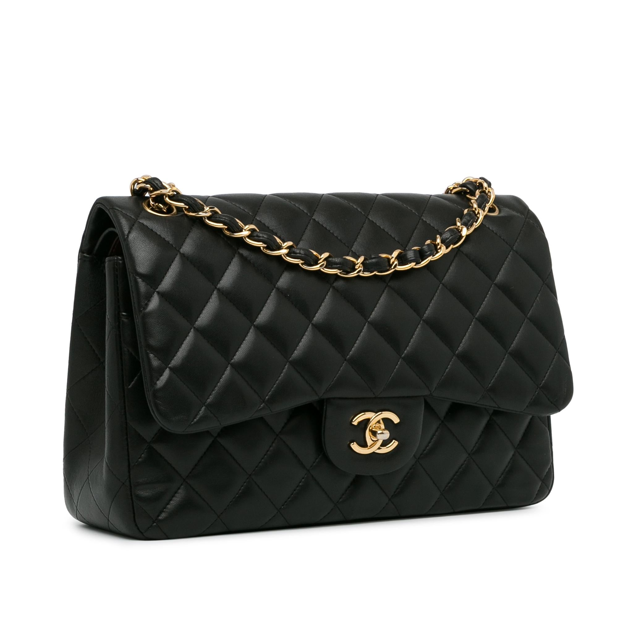 Chanel Jumbo Classic Lambskin Double Flap (SHG-DIrJtq)