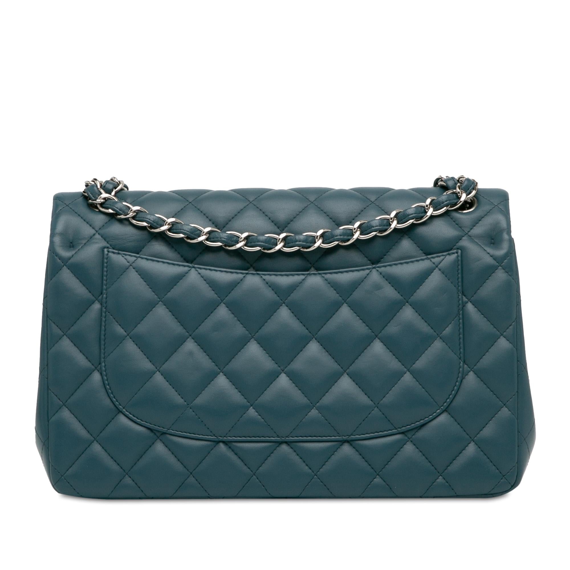 Chanel Jumbo Classic Lambskin Double Flap (SHG-ahjfnw)