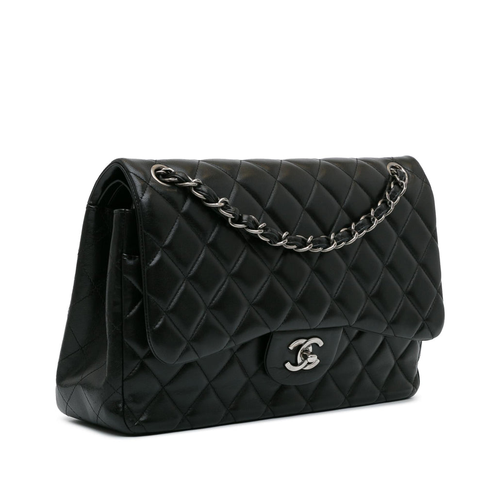 Chanel Jumbo Classic Lambskin Double Flap (SHG-ucgxXa)