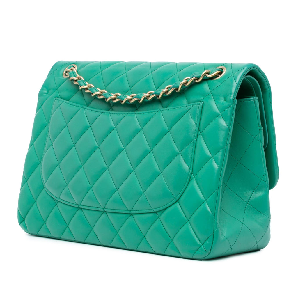Chanel Jumbo Classic Lambskin Double Flap (SHG-cFUSok)