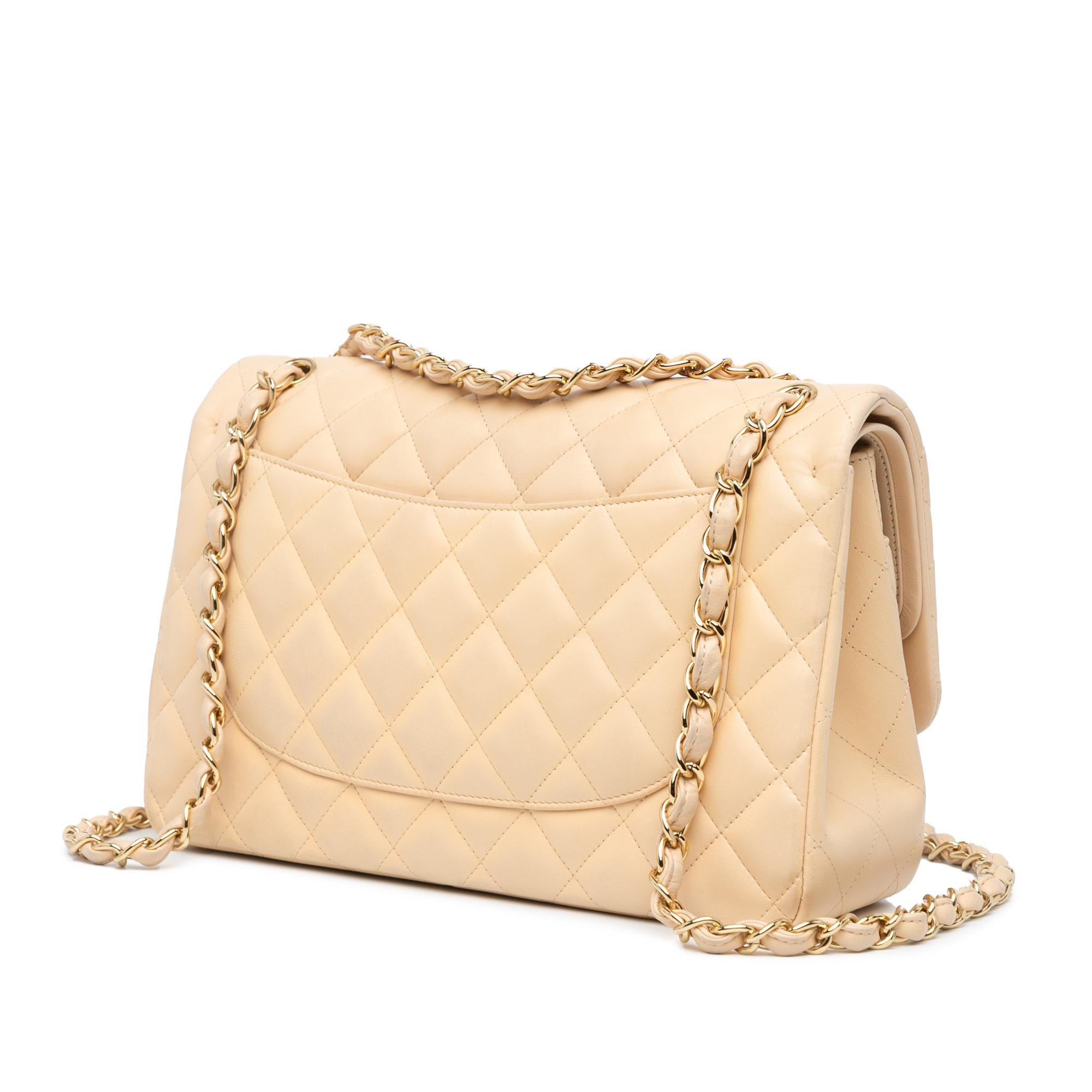 Chanel Jumbo Classic Lambskin Double Flap (SHG-jsrSIe)