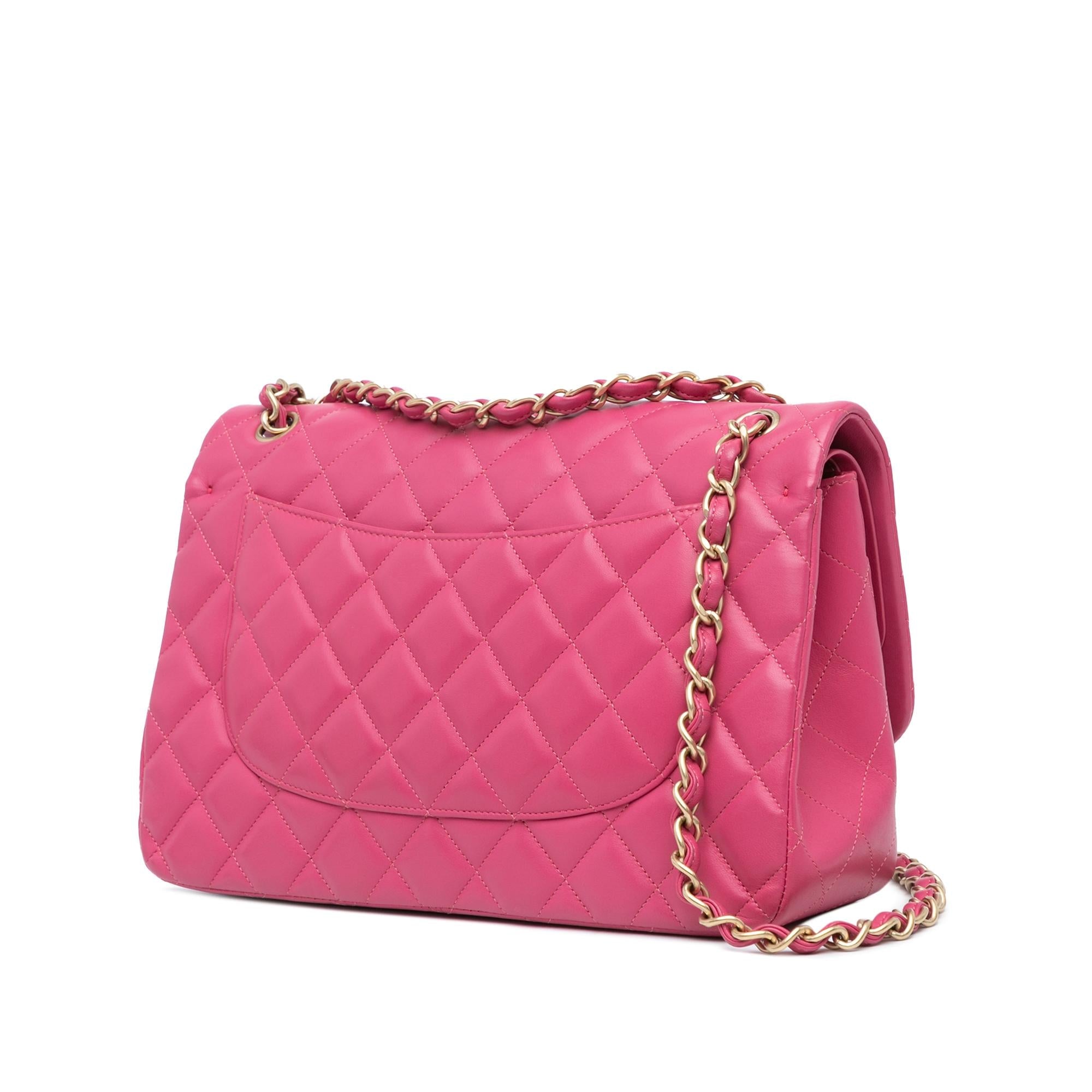 Chanel Jumbo Classic Lambskin Double Flap (SHG-u6IBkC)